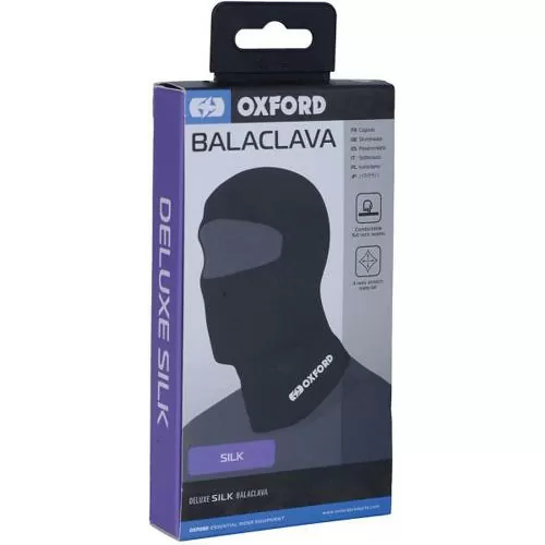 Oxford Deluxe Balaclava Silk Black - 