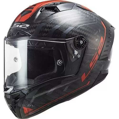 LS2 FF805 Thunder C Sputnik Helmet - red