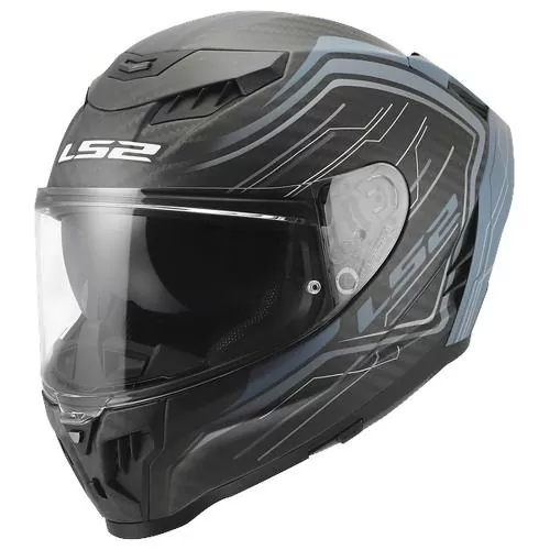 LS2 FF807 Dragon Subic Helmet - matt blue petrol