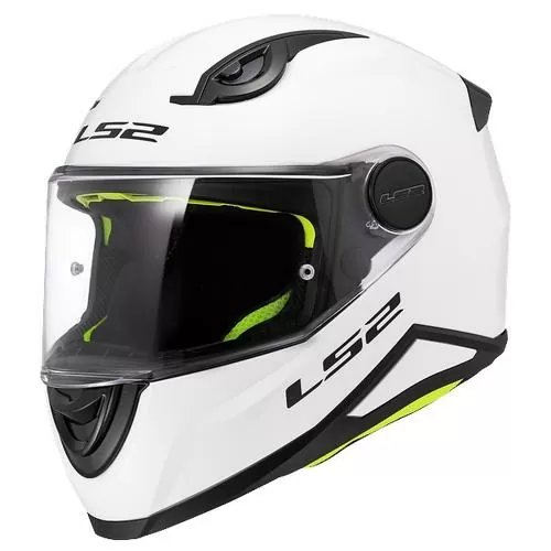 LS2 FF812 Kid Solid Helmet - white