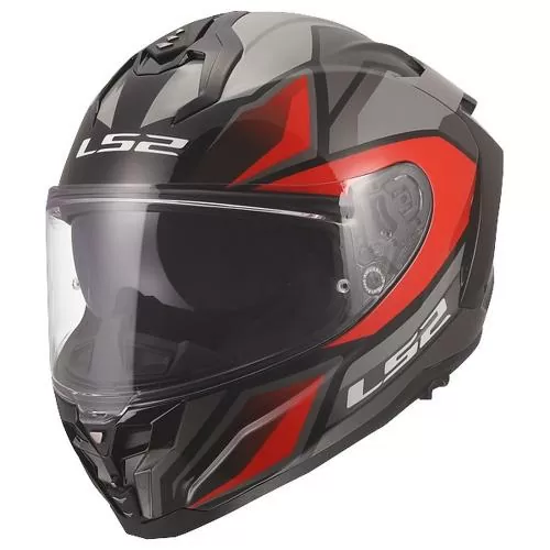 LS2 FF817 Challenger 2 Viper Helmet - grey red