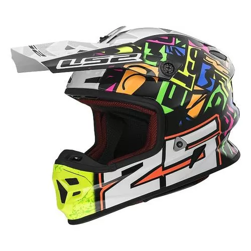 LS2 MX456 Punch Helmet - weiss