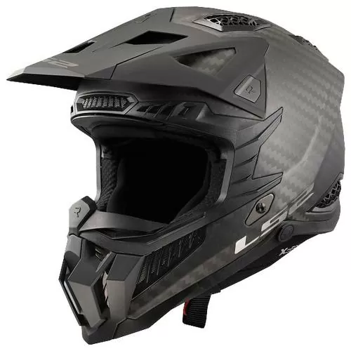 LS2 MX703 C X-Force Solid Helmet - matt carbon