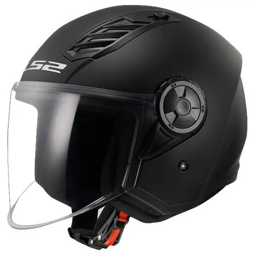 LS2 OF616 Airflow 2 Solid Helmet - matt black