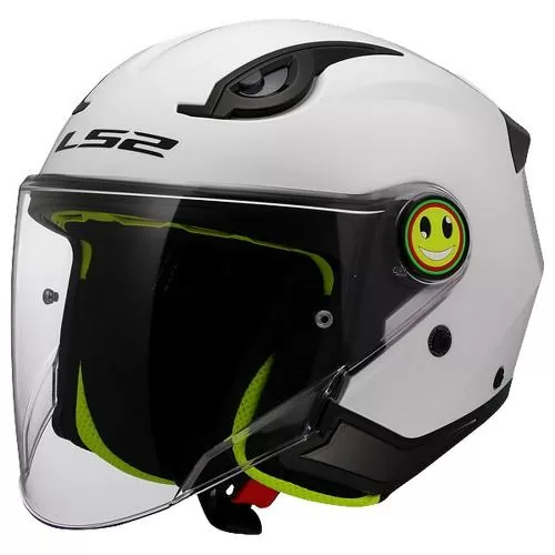 LS2 OF622 Funny 2 Solid Helmet - white