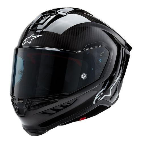 Alpinestars Supertech R10 Solid Helmet - black carbon m&g