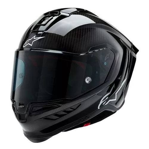 Alpinestars Supertech R10 Solid Helmet - black carbon m&g