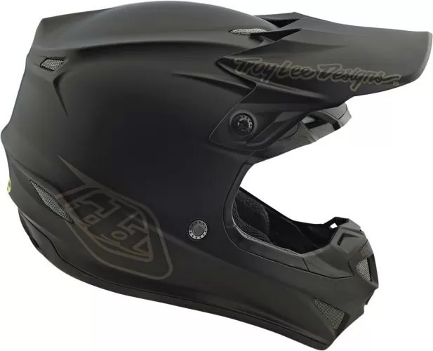 Troy Lee Designs SE4 Polyacrylite Helmet - Mono Black schwarz