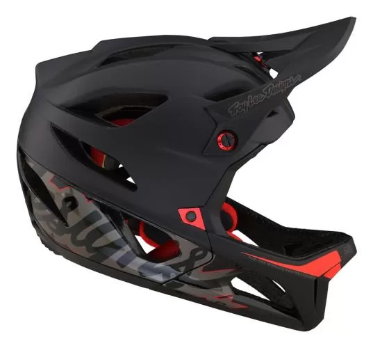 Troy Lee Designs Stage Helmet - Signature schwarz