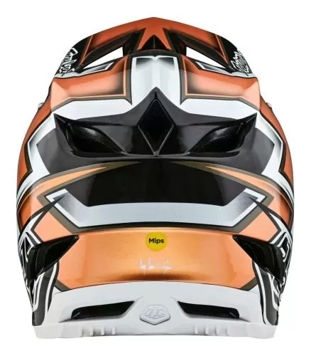 Troy Lee Designs D4 Carbon Helmet - Ever schwarz-gold