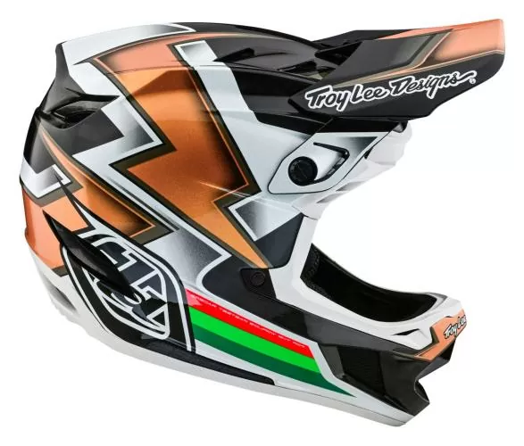 Troy Lee Designs D4 Carbon Helmet - Ever schwarz-gold