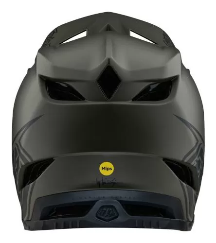 Troy Lee Designs D4 Composite Helmet - Stealth olive
