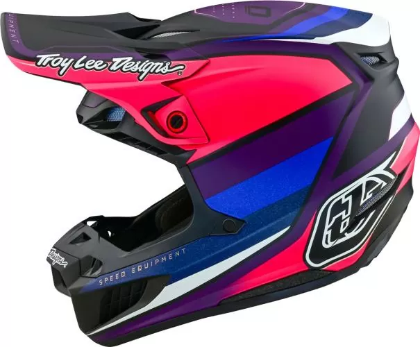 Troy Lee Designs SE5 ECE Composite Helmet Mips - Reverb violett-schwarz