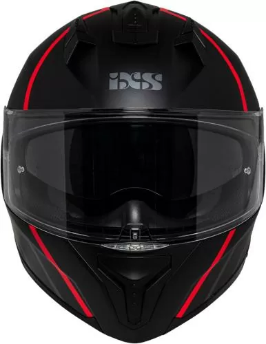 iXS Integralhelm iXS217 2.0 matt schwarz-rot