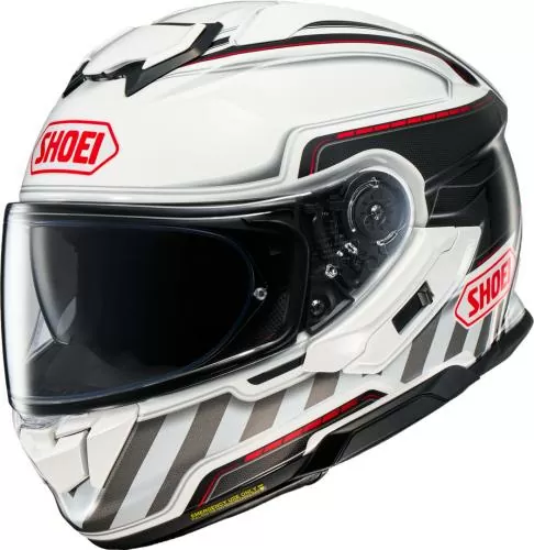 SHOEI Integralhelm GT-Air 3 Discipline TC-6 weiss-grau-rot