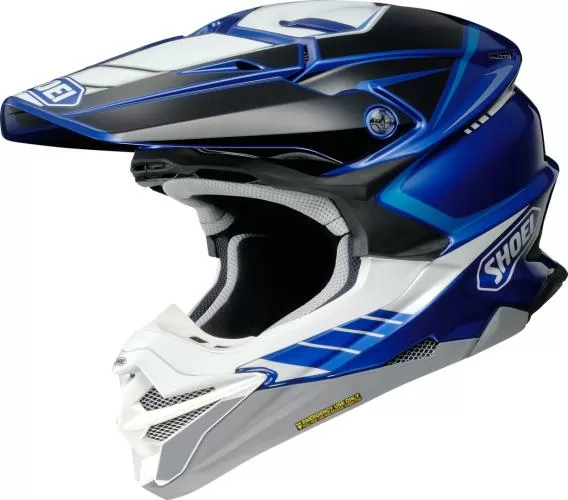 SHOEI Motocrosshelm VFX-WR 06 JAMMER TC-2 blau-schwarz-weiss