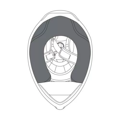 AGV Wangenpolster K3 35mm (M-L-2XL)
