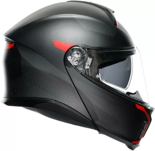 AGV Flip-up helmet Tourmodular Multi Frequency red