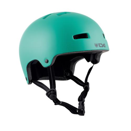TSG Velohelm Kinder Nipper Maxi Solid Color - satin golf green