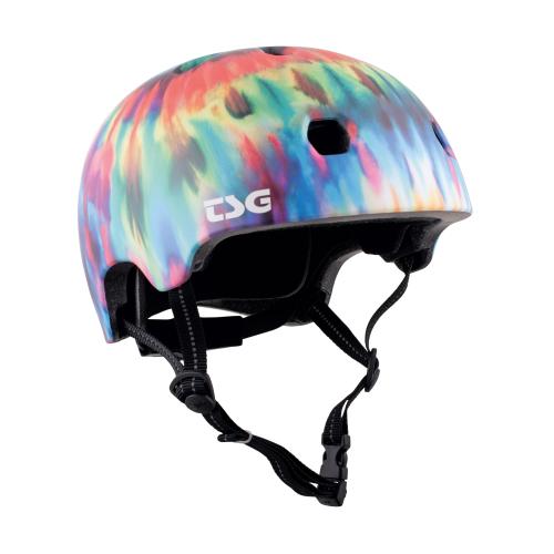TSG Velo Helmet Meta Graphic Design - tie-dye