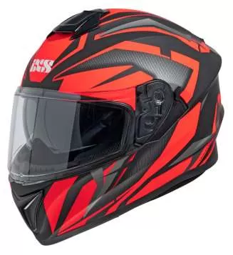 iXS 216 2.1 Full Face Helmet - black matt-red