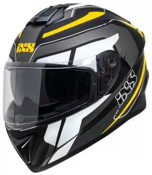 iXS 216 2.2 Full Face Helmet - grey-black-yellow fluo