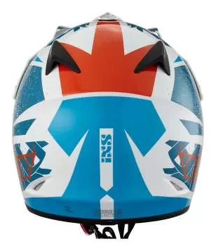 iXS 278 KID 2.0 Children Motocross Helmet - white-blue-orange