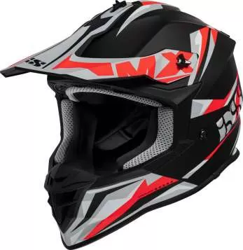 iXS 362 2.0 Motocross Helmet - black matt-red