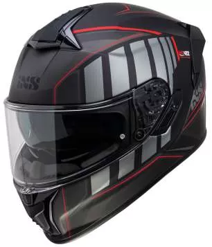 iXS 422 FG 2.1 Full Face Helmet - black matt-red