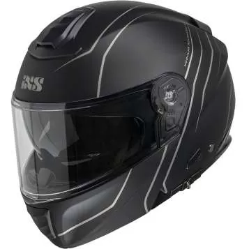 iXS 460 FG 2.0 Flip-Up Helmet - black matt-grey