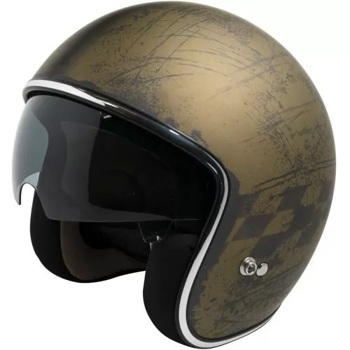 iXS 77 2.5 Jethelm - gold matt-schwarz
