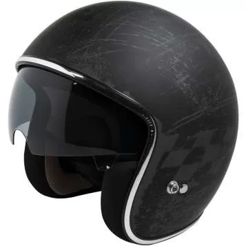 iXS 77 2.5 Open Face Helmet - black matt-grey