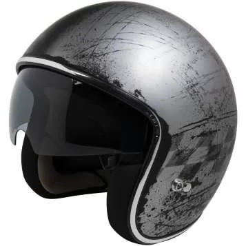 iXS 77 2.5 Open Face Helmet - silver matt-black