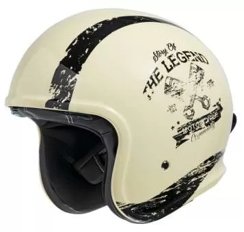 iXS 880 2.0 Open Face Helmet - matt ivory-black