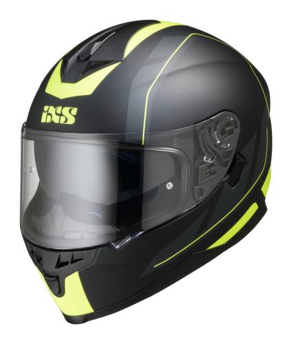 Preview: iXS HX 1100 2.0 Full Face Helmet - black matt-yellow fluo