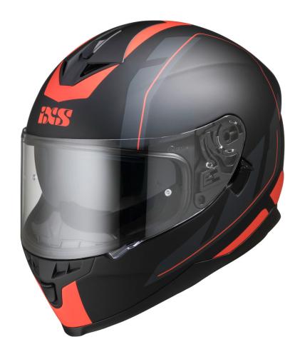 Preview: iXS HX 1100 2.0 Full Face Helmet - black matt-red