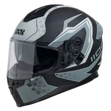iXS HX 1100 2.2 Full Face Helmet - black matt-grey