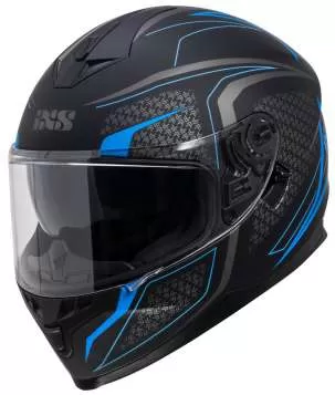 iXS HX 1100 2.4 Full Face Helmet - black matt-blue