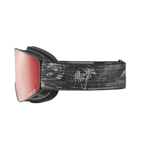 Julbo Skibrille Alpha - schwarz/grau, rot, flash silber