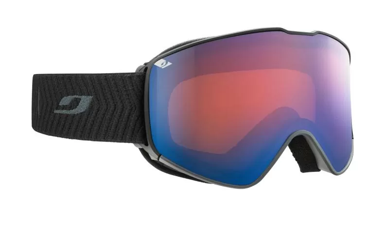 Julbo Ski Goggles Alpha - black, orange, flash blue