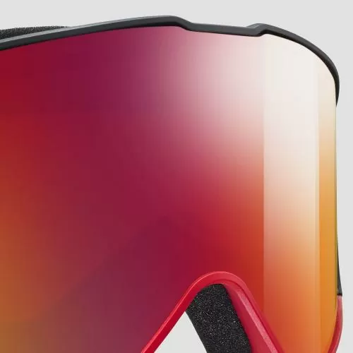 Julbo Ski Goggles Alpha - black-red, rot glarecontrol, flash red