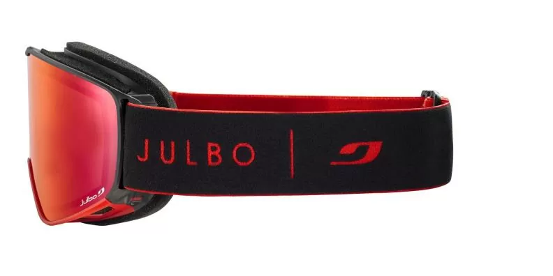Julbo Skibrille Alpha - schwarz-rot, rot glarecontrol, flash rot