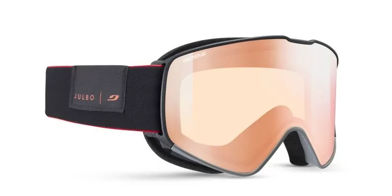 Julbo Ski Goggles Alpha - black-gray, rot glarecontrol, flash infrared
