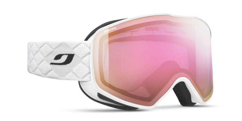 Preview: Julbo Ski Goggles Cyclon - white, reactiv 1-3 high contrast, flash pink