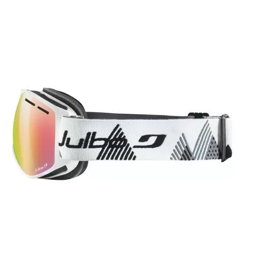 Julbo Ski Goggles Fusion - white, reactiv 1-3 high contrast, flash red