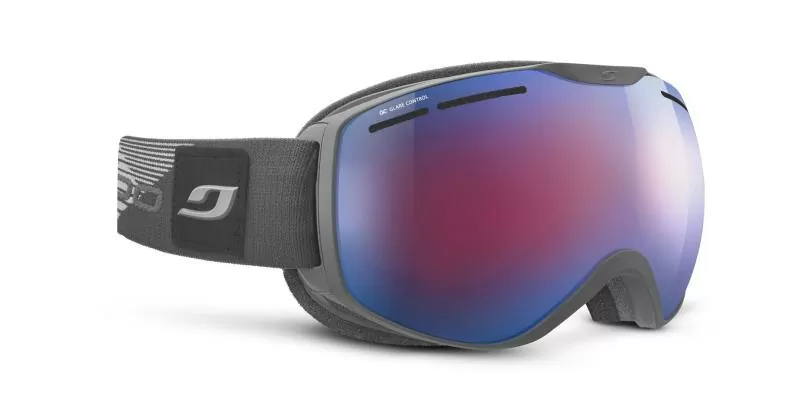 Julbo Ski Goggles Ison Xcl - grey, rot glarecontrol, flash blue