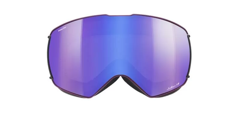Julbo Skibrille Lightyear - schwarz-violett, reactiv 1-3 high contrast, flash blau