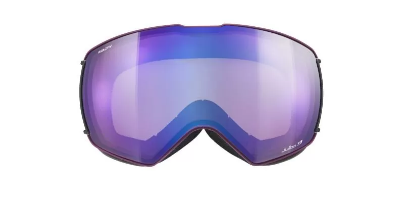 Julbo Skibrille Lightyear - schwarz-violett, reactiv 1-3 high contrast, flash blau