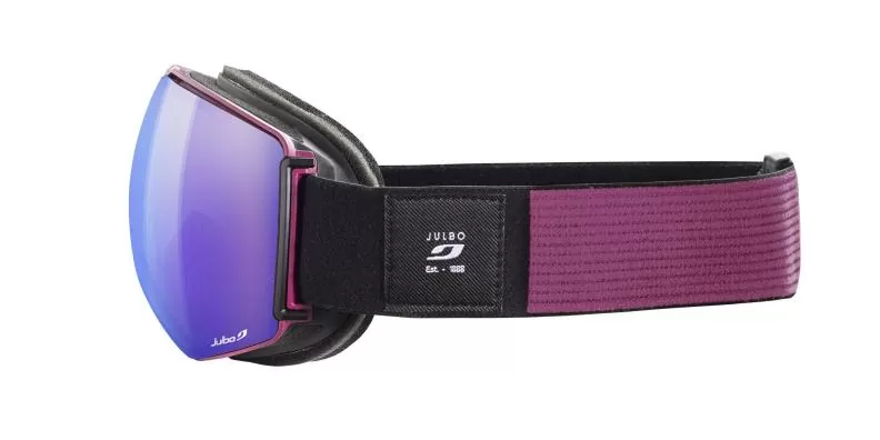 Julbo Skibrille Lightyear - schwarz-violett, reactiv 1-3 high contrast, flash blau