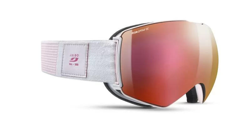 Julbo Ski Goggles Lightyear - gray-pink, reactiv 2-3 glarecontrol, flash pink